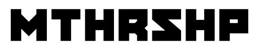 250915 MTHSHP - Text Only WS Bold black logo text spelling 'MTHRSHFP' in a chunky geometric font.